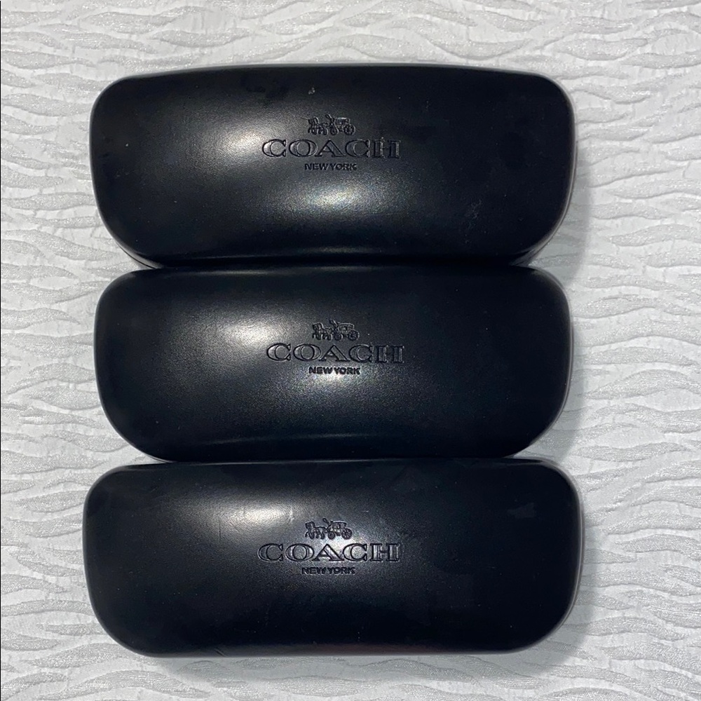 Coach Black Glasses Case